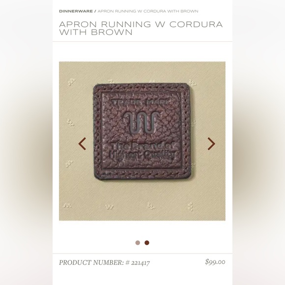 King Ranch Apron NWOT - Picture 2 of 4